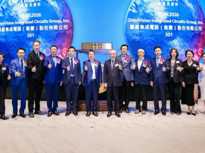 豪威集團成功登陸港交所 基石投資者助力 全球第三大圖像傳感器供應商啟新程