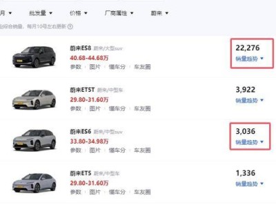 蔚來(lái)ES8銷(xiāo)量飆升破2萬(wàn),ES6月銷(xiāo)不足4千,背后原因何在?