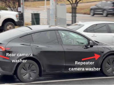 特斯拉Robotaxi自動(dòng)駕駛出租車升級(jí):全系攝像頭新增清洗噴嘴保視野清晰