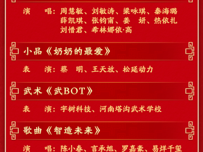 今晚見!中央廣播電視總臺(tái)《2026年春節(jié)聯(lián)歡晚會(huì)》節(jié)目單發(fā)布