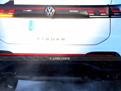 大眾新款高性能途觀R路測圖亮相，四出排氣配強勁動力，性能控期待值拉滿