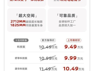 全新軒逸煥新登場!1.6L動力+智能雙聯(lián)屏+L2智駕,限時價誠意滿滿