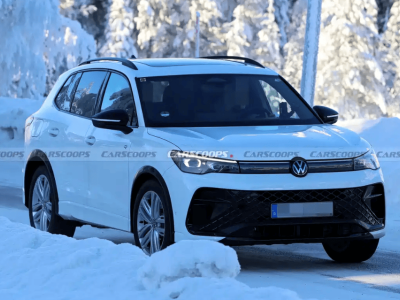 疑似大眾Tiguan R路試諜照流出 或搭載高爾夫R同款動力成性能鋼炮SUV