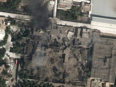 衛(wèi)星圖像：哈梅內(nèi)伊官邸內(nèi)多棟建筑遭嚴(yán)重?fù)p毀