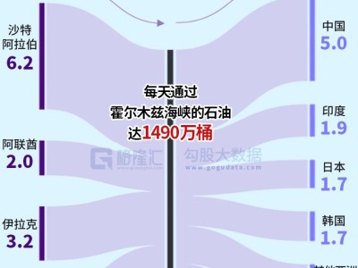 圖解丨霍爾木茲海峽對全球石油流動的重要性