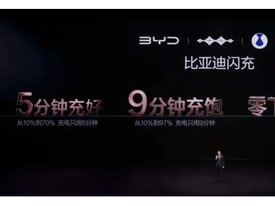 比亞迪技術革新：閃充與二代刀片電池引領汽車行業十大新趨勢