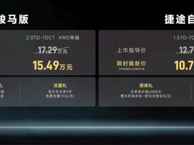 捷途駿馬版雙車上市，性能配置升級，開啟越野與舒適出行新體驗