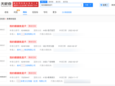 我的眼睛就是尺商標搶注被駁回