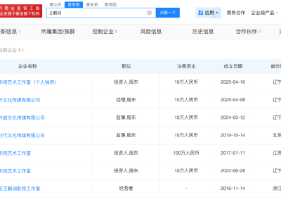 王鶴潤名下公司叫花飛升