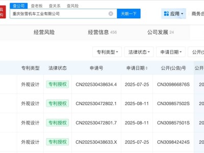 張雪機(jī)車世界賽事奪冠又傳喜訊 多個(gè)摩托車外觀專利成功獲授權(quán)