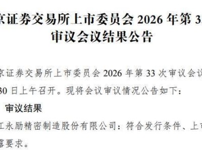 永勵(lì)精密北交所過(guò)會(huì)背后：首季業(yè)績(jī)預(yù)降 創(chuàng)始人妹夫鄔建樹身家590億