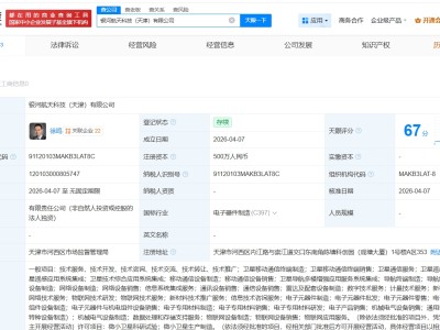 銀河航天在天津成立新科技公司 注冊(cè)資本500萬