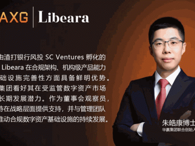 華贏集團(AXG.US)宣布參與Libeara融資，促進數字資產生態體系建設