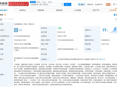 追覓科技在棗莊成立新科技公司 注冊資本2000萬