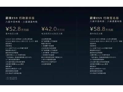 蔚來ES9：以體系創(chuàng)新破局 50萬級行政旗艦SUV開辟新賽道